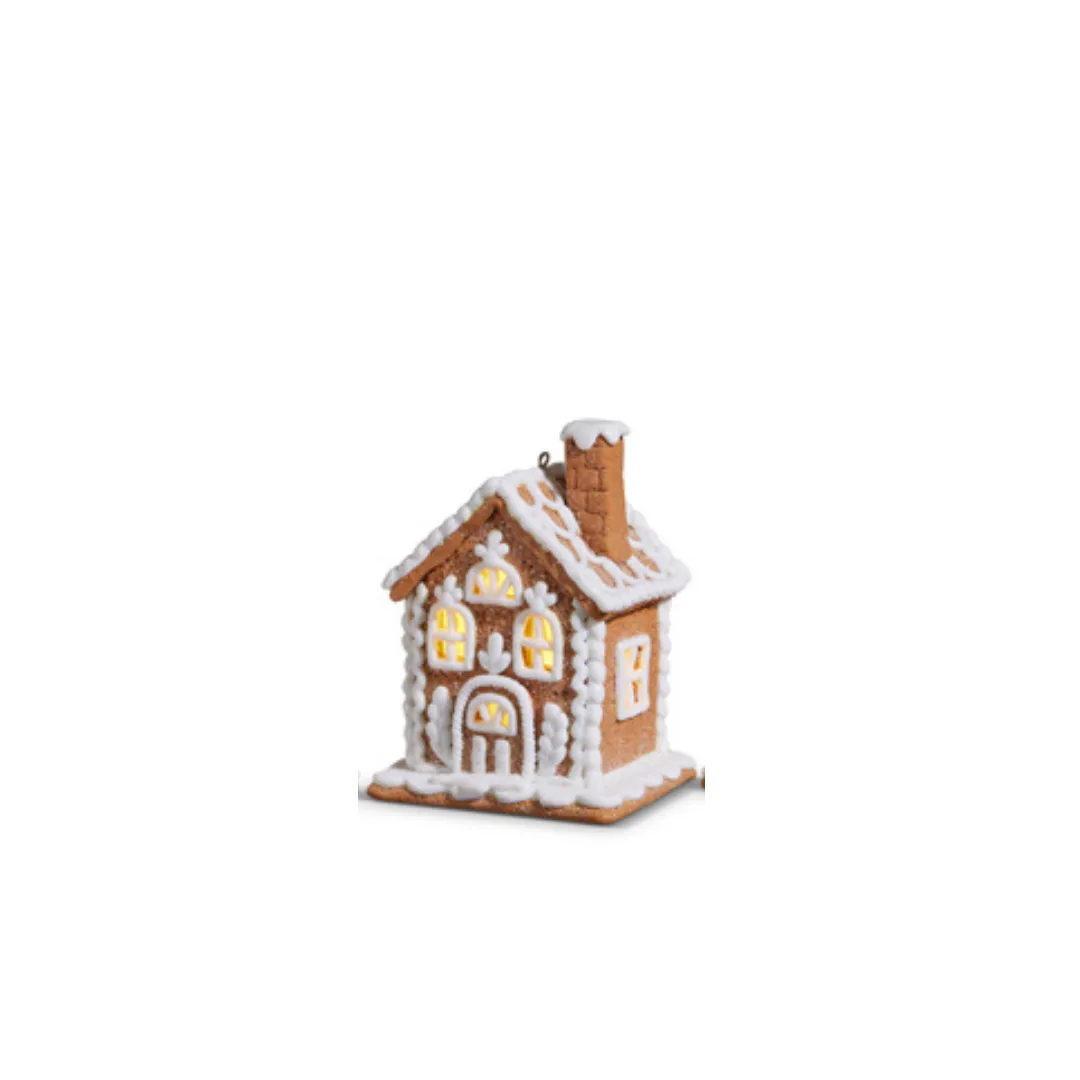 3 Window Gingerbread House Ornament