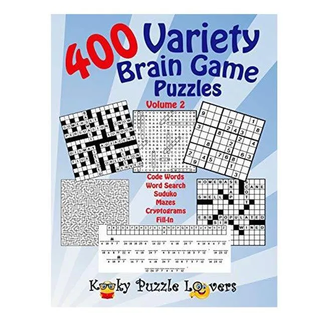 400 BRAIN GAMES VARIETY