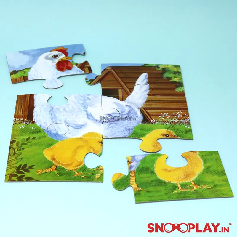 Animal Puzzle (Series 0) | Set of 4 Jigsaw Puzzles