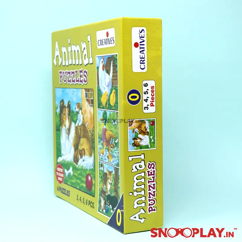 Animal Puzzle (Series 0) | Set of 4 Jigsaw Puzzles