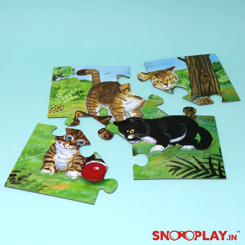 Animal Puzzle (Series 0) | Set of 4 Jigsaw Puzzles