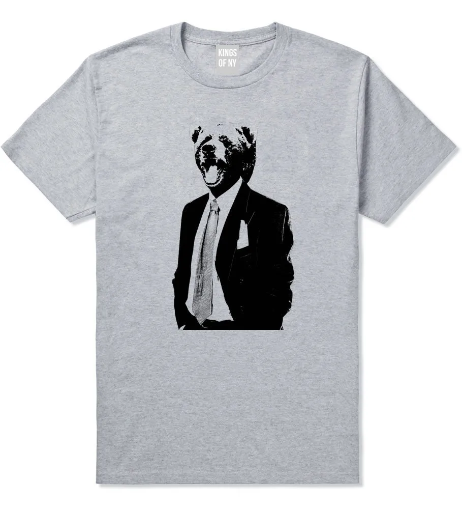 Bear In Suit Funny T-Shirt