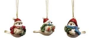 Bird with Hat Ornaments