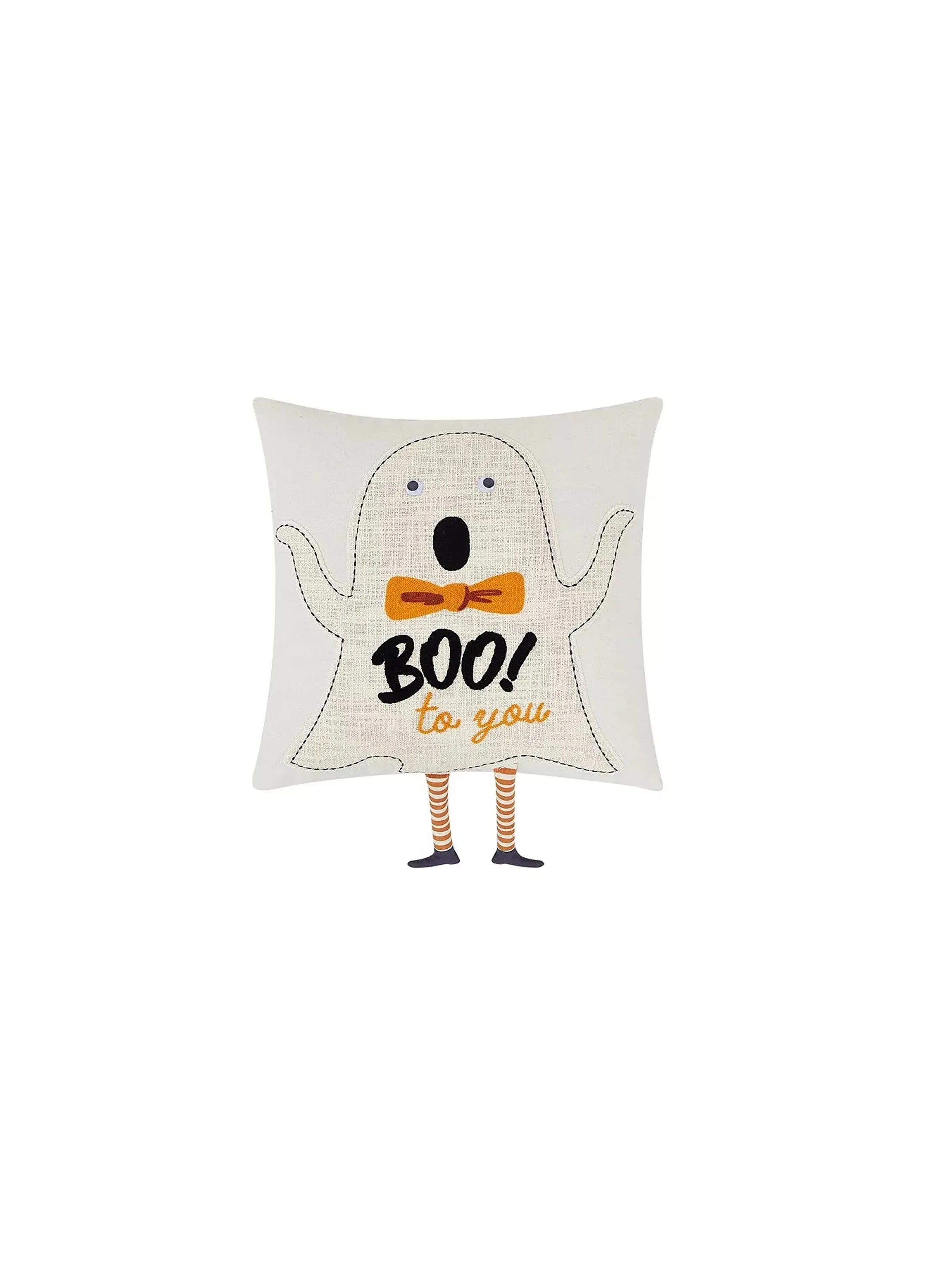 Boo To You Dangling Legs Decorative Pillow