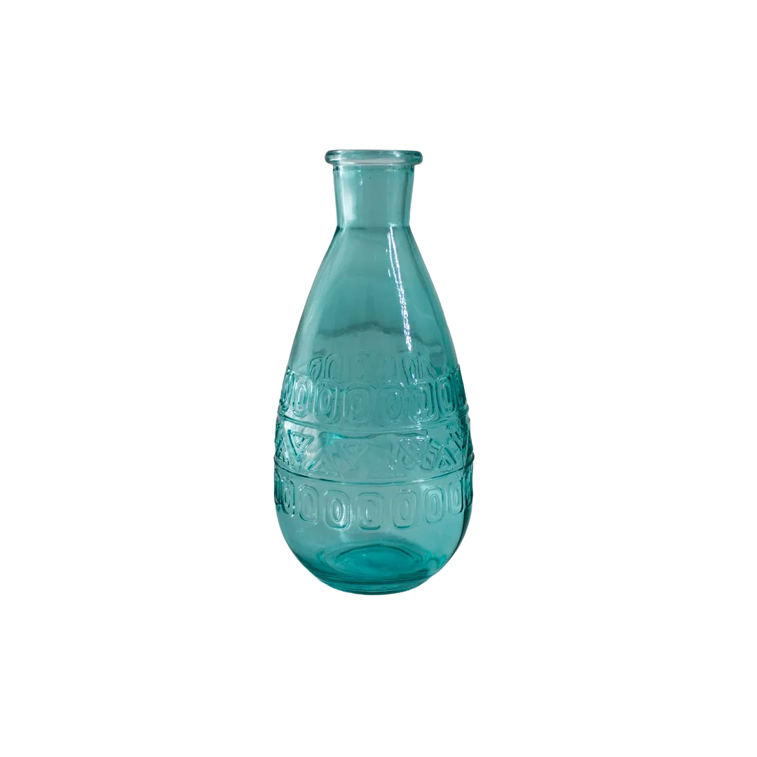 BOTTLE BLUE 7.5HX15.8CM