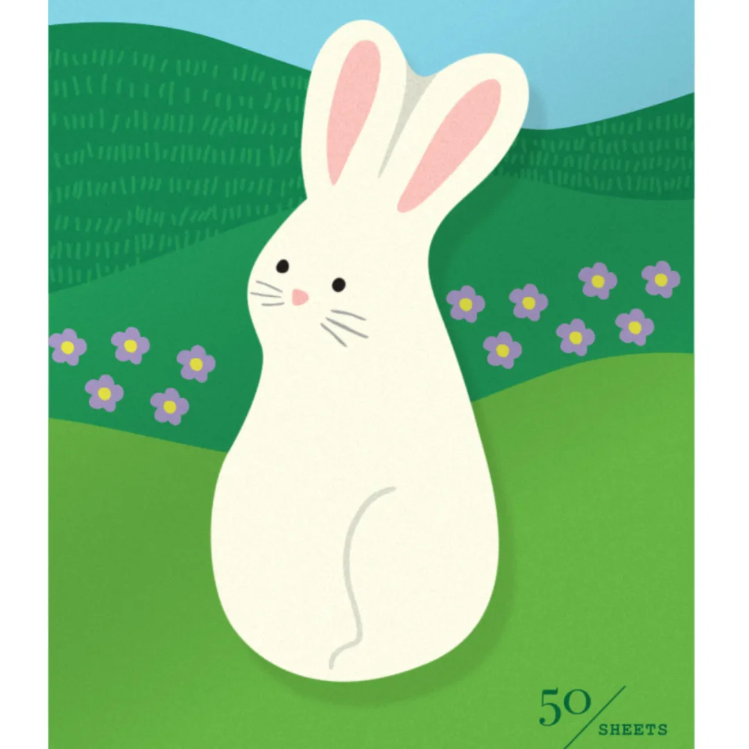 Bunny Die Cut Sticky Notes