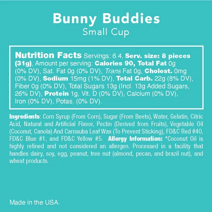 Candy Club Bunny Buddies Gummy Candy