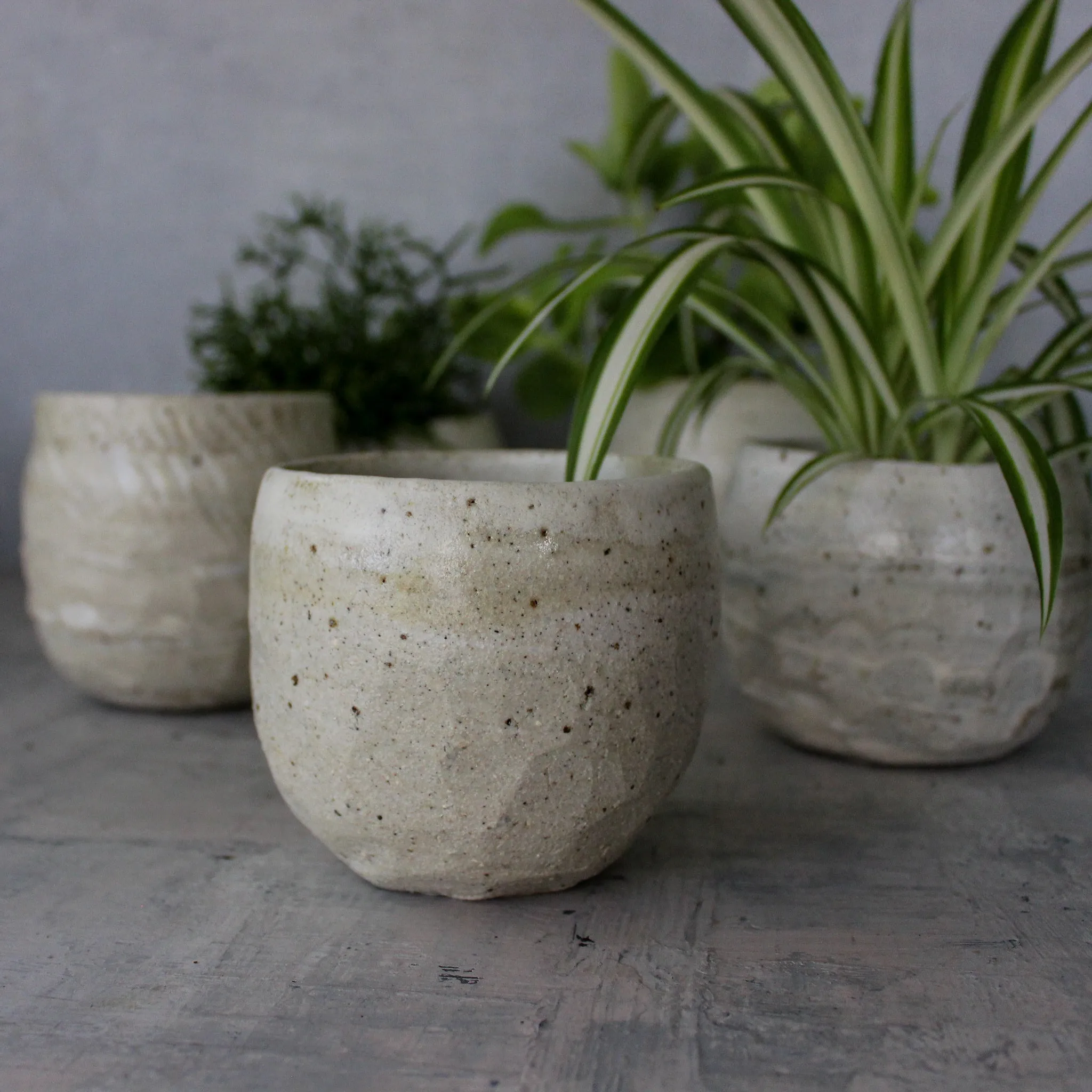 Ceramic Planters Marbled