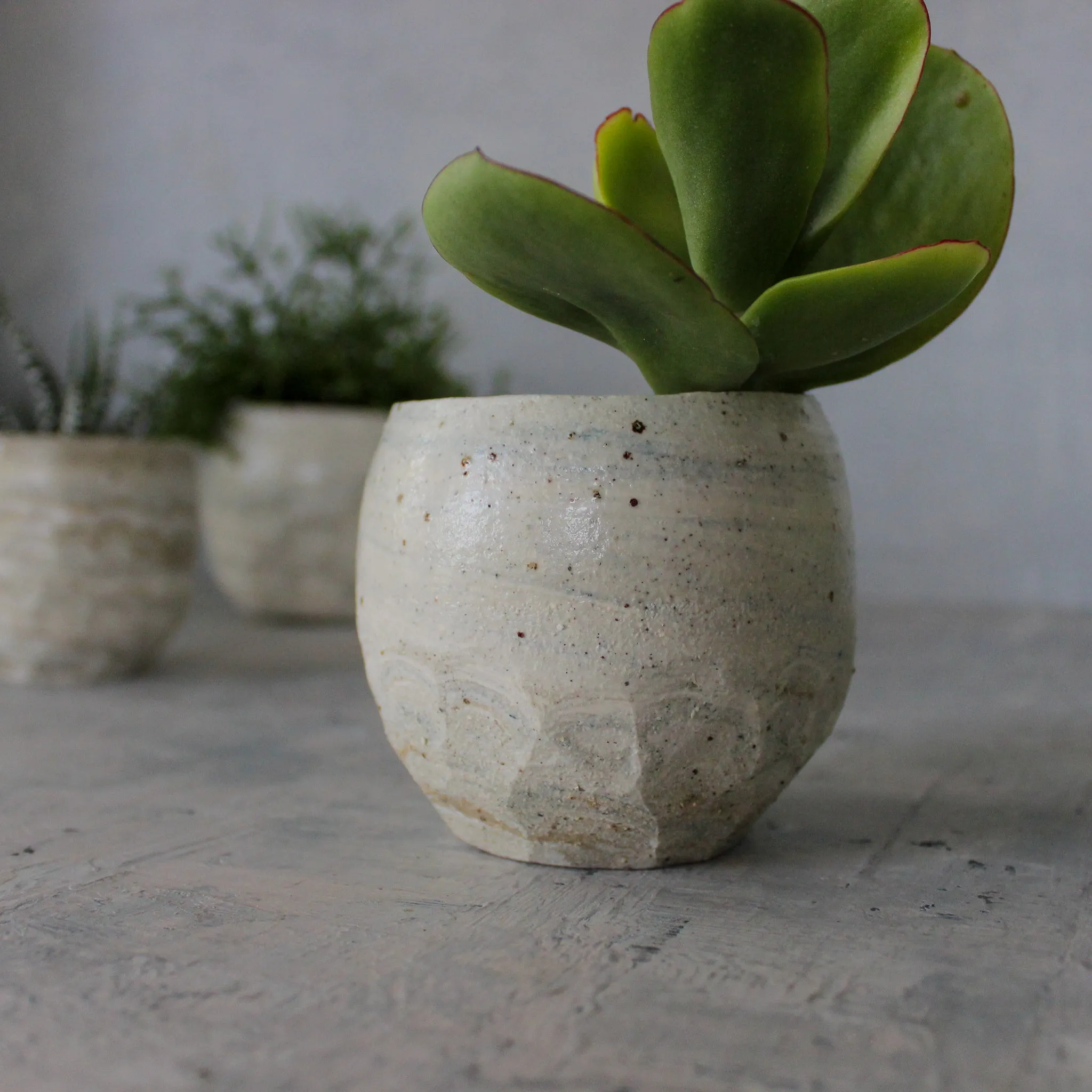 Ceramic Planters Marbled