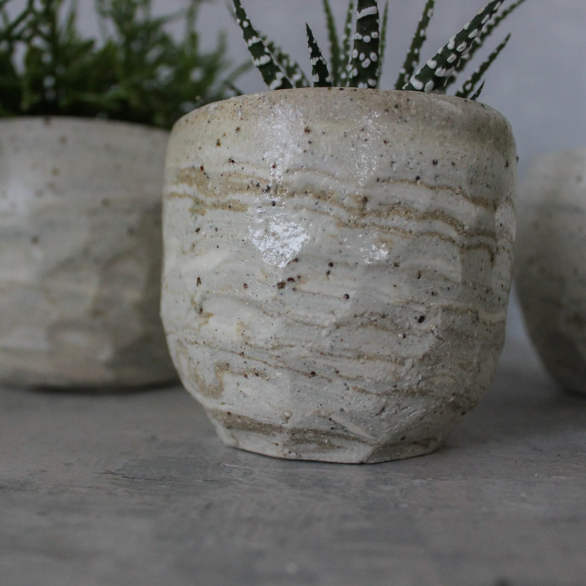 Ceramic Planters Marbled