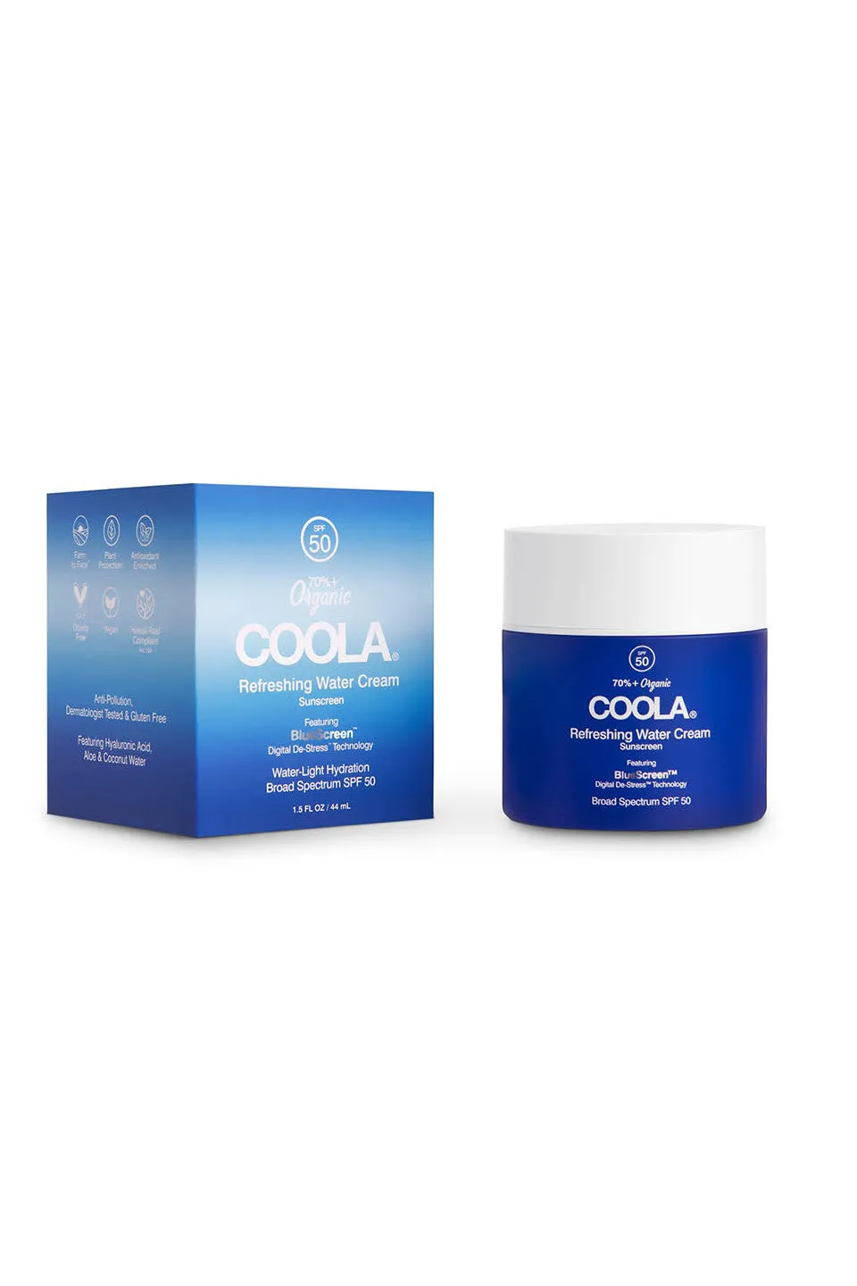 Coola Refreshing Water Cream Organic Face Sunscreen Cream SPF 50