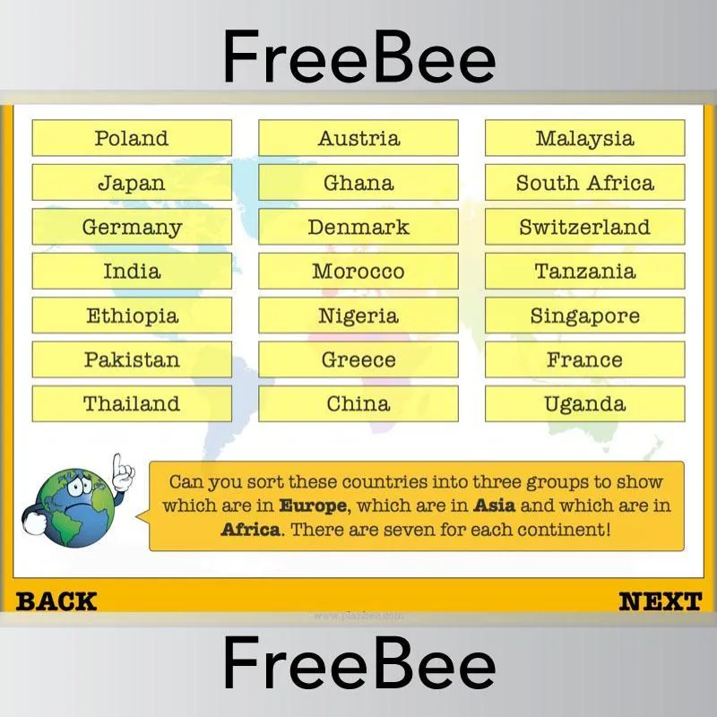 Countries of the World Brain Teasers