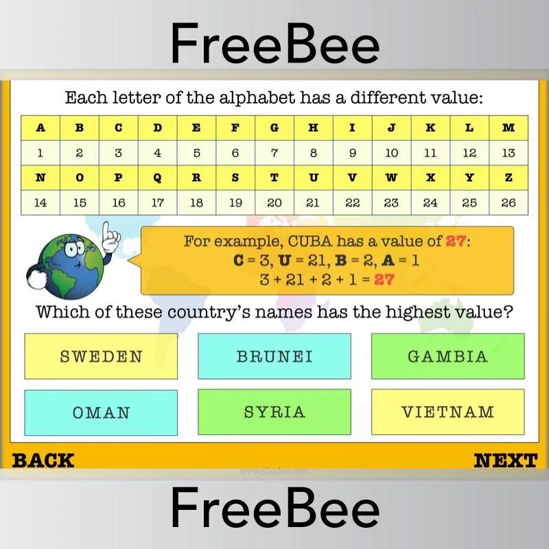 Countries of the World Brain Teasers