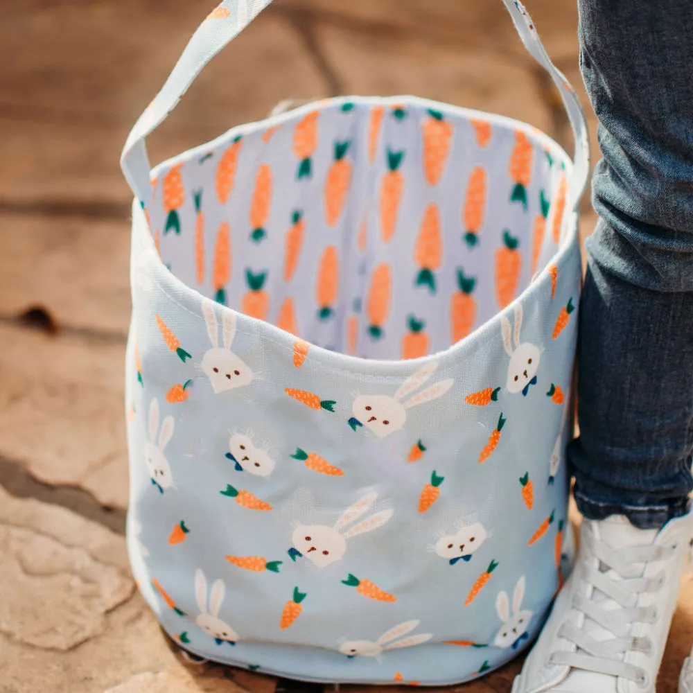 Easter Basket - Blue Carrots