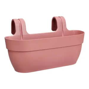 Elho 46cm Dusty Pink Large Vibia Campana Easy Hanger Planter