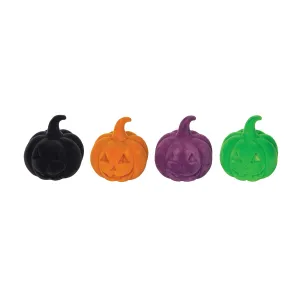 Flocked Jack-O-Lantern In Box, Asst. of 12