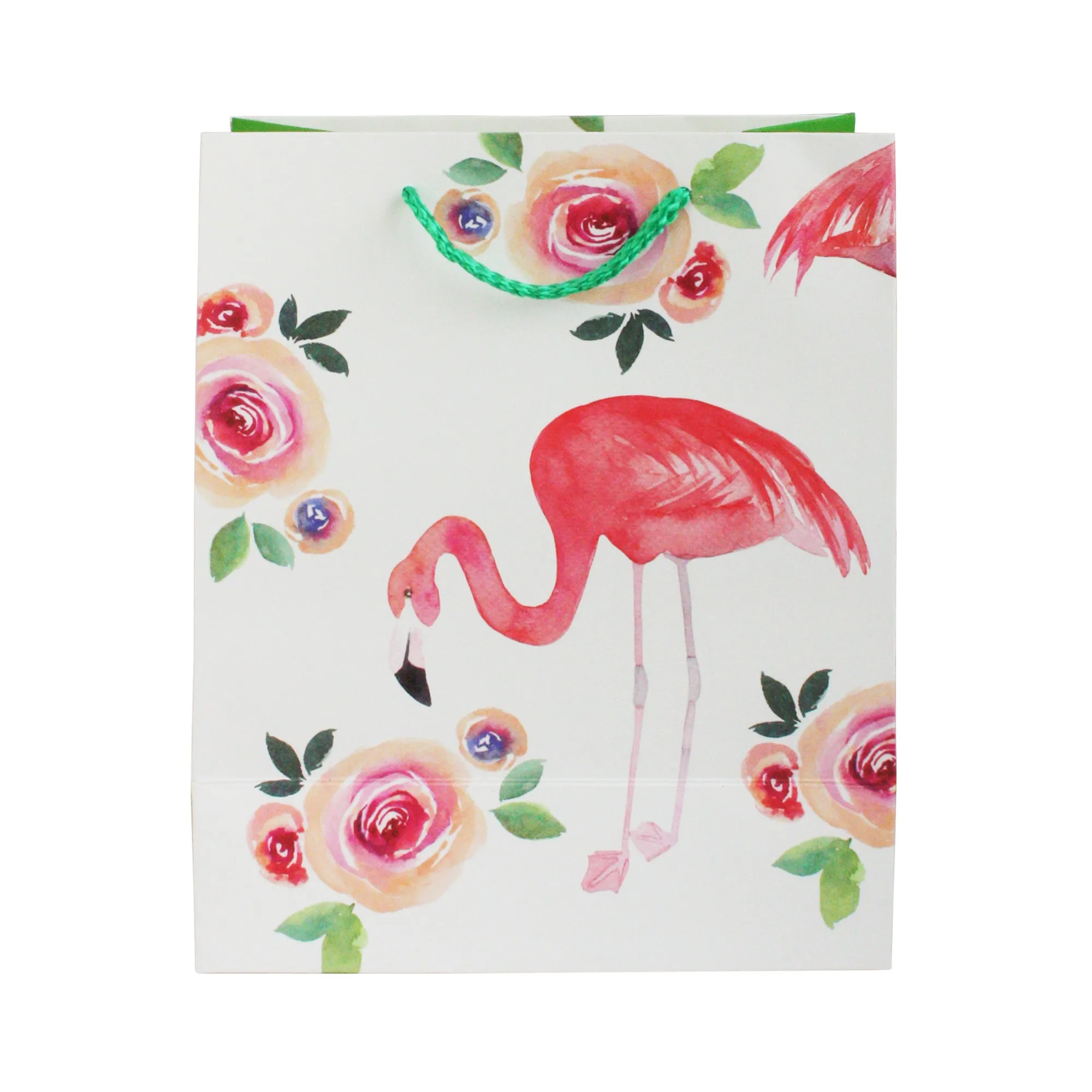 Floral & Flamingo Print Gift Bags - Set Of 4, (Sizes Available)