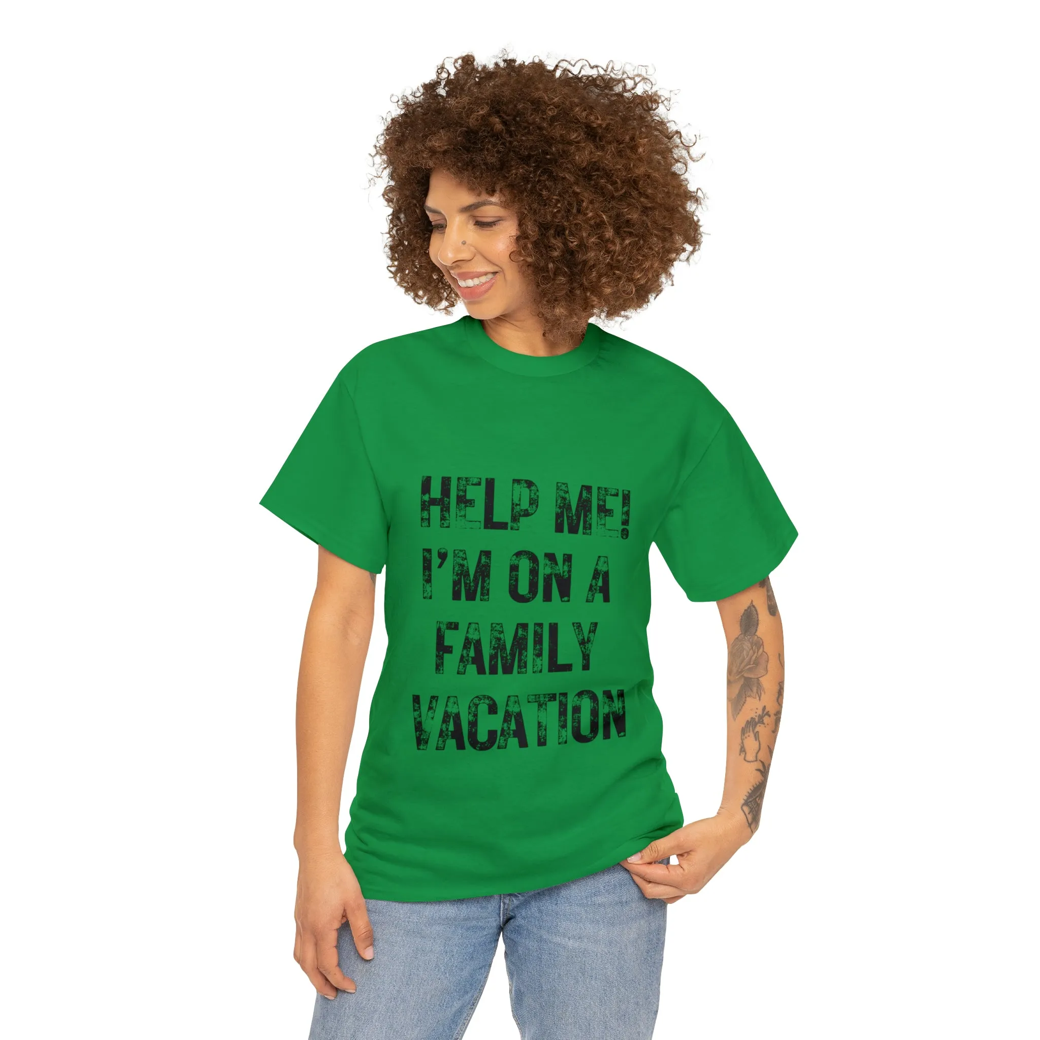 Funny T-Shirt | Help Me I'm On A Family Vacation |