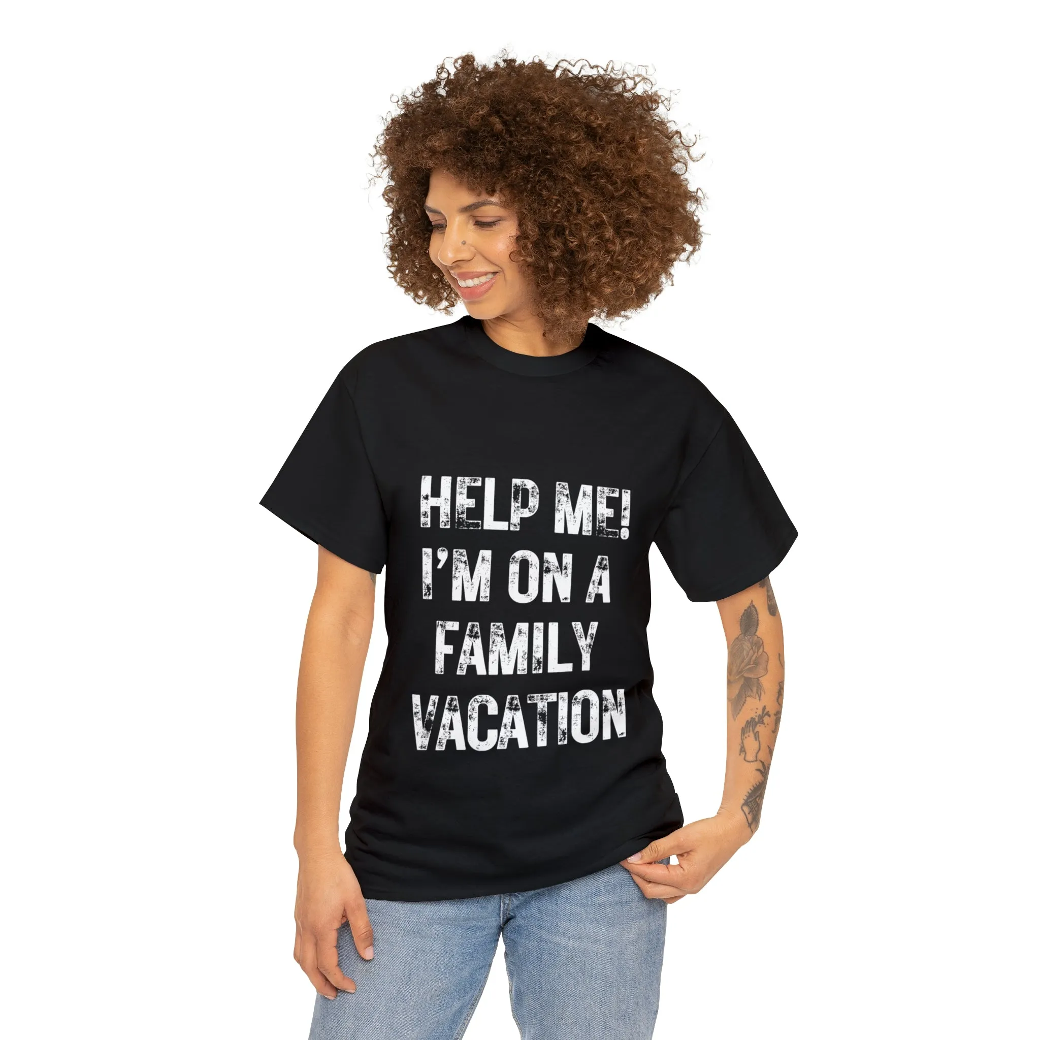 Funny T-Shirt | Help Me I'm On A Family Vacation |