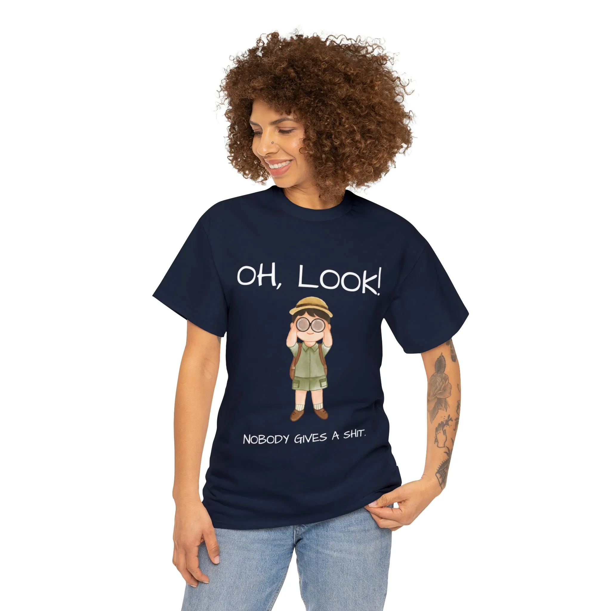 Funny T-Shirt | Oh Look Nobody Gives a Shit |