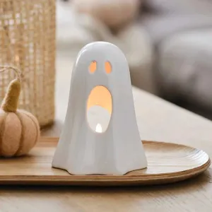 Ginger Ray Ceramic Ghost Halloween Tea Light Holder