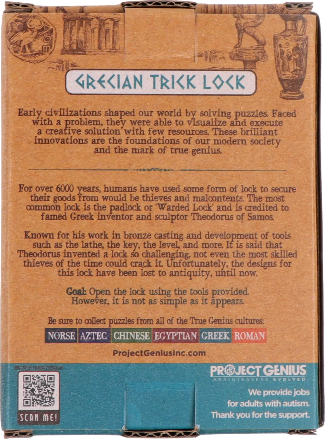 Grecian Trick Lock