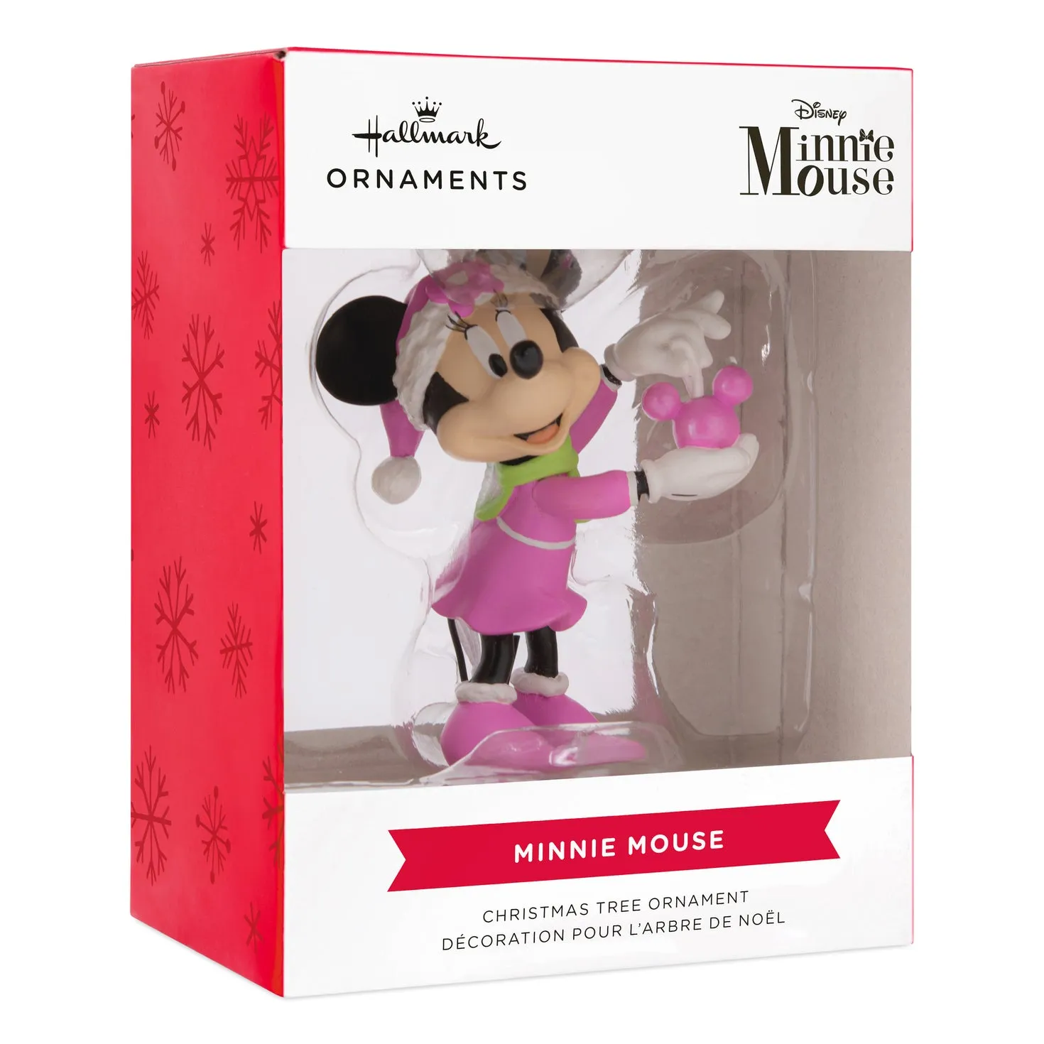 Hallmark Christmas Ornament - Disney Minnie Mouse Holding Ornament