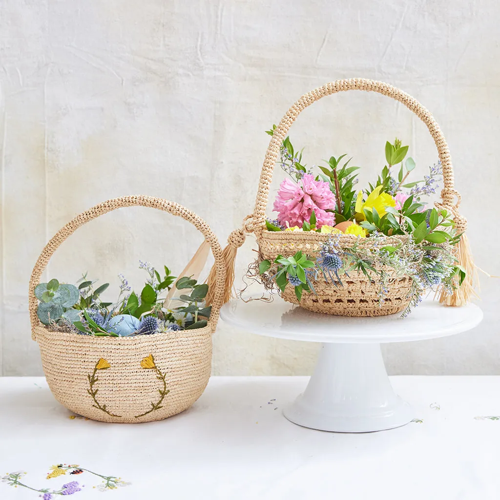 Hanging Tassel Berry Basket