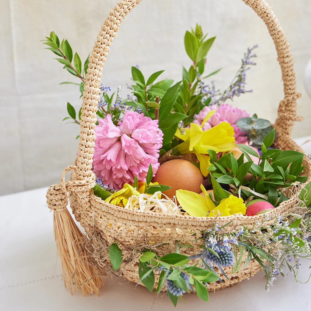 Hanging Tassel Berry Basket