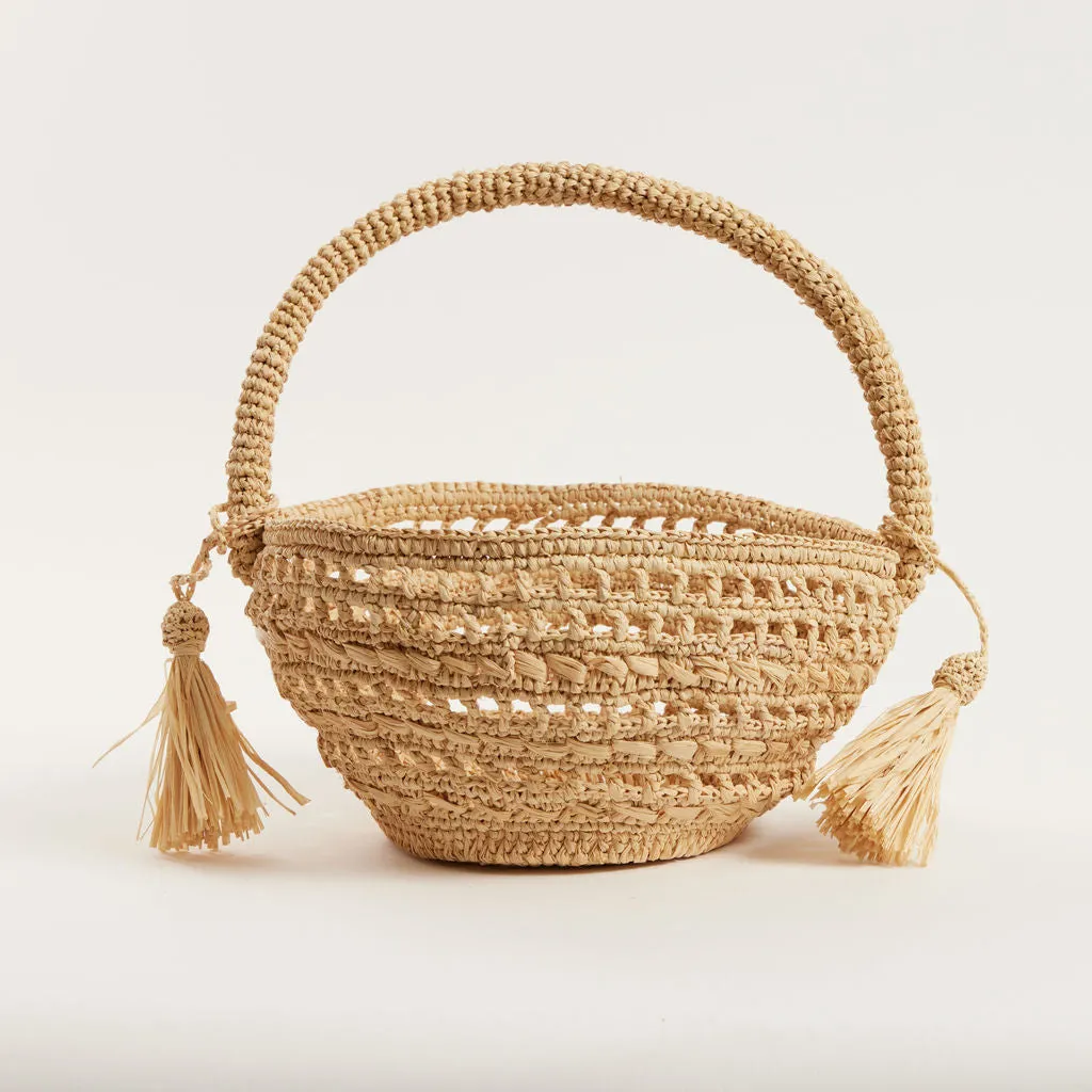 Hanging Tassel Berry Basket