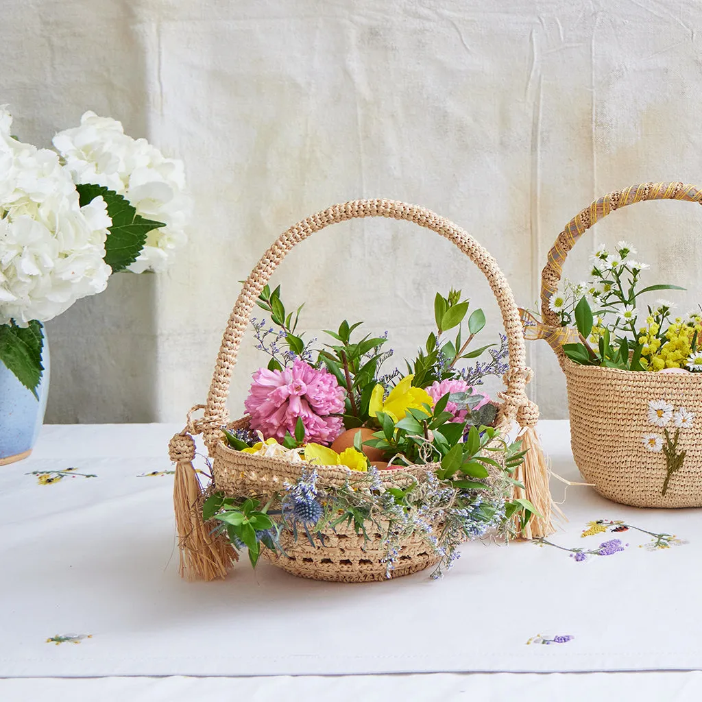 Hanging Tassel Berry Basket