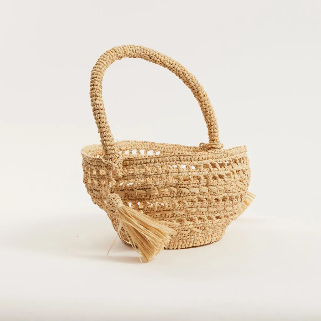 Hanging Tassel Berry Basket