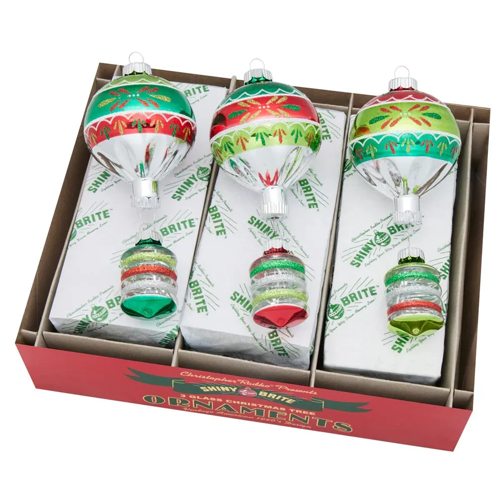 Holiday Splendor Decorated Shapes, 3 Count