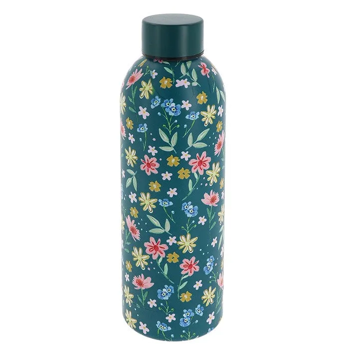 Hydration Bottle Floral Green