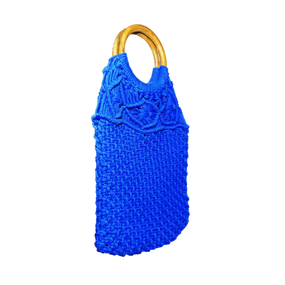 IMARS Macrame Bag Yellow For Women & Girls (Beach Bag) Made With Macrame Yarn