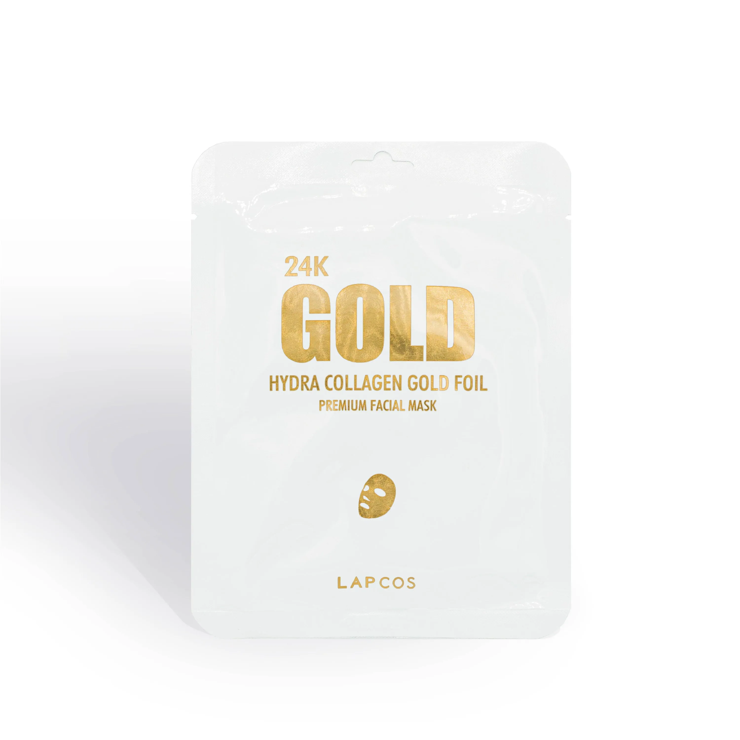 Lapcos 24K Gold Foil Hydrogel Premium Face Mask