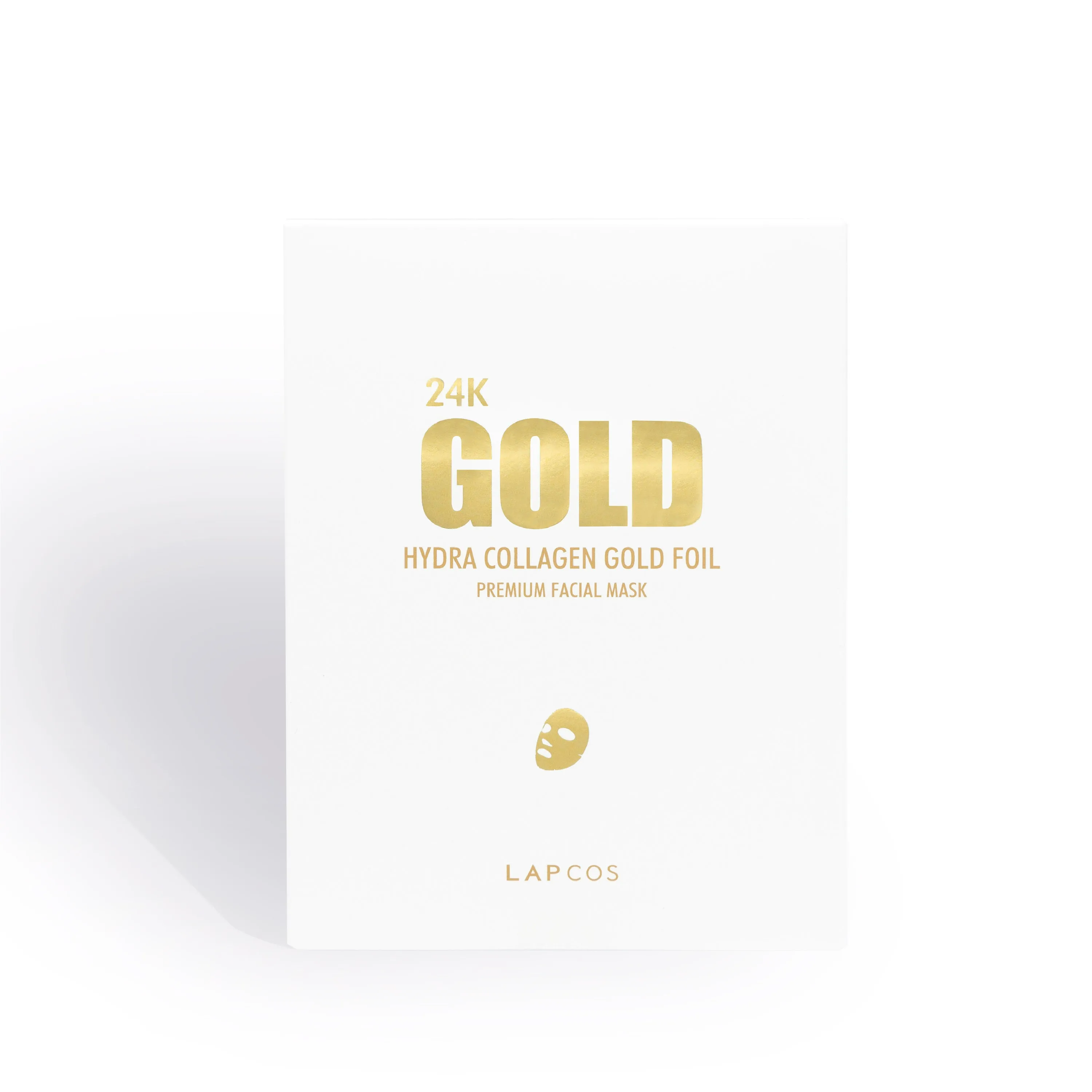 Lapcos 24K Gold Foil Hydrogel Premium Face Mask