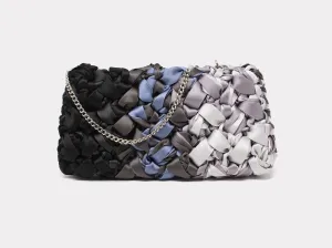 Lorenza Gandaglia Ribbon Clutch Grey