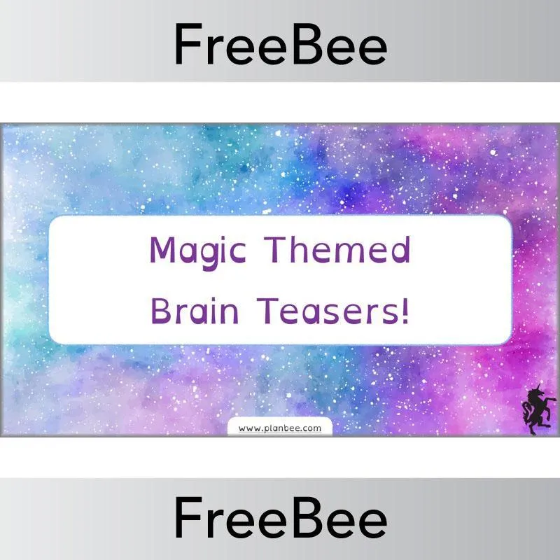 Magic Themed Brain Teasers