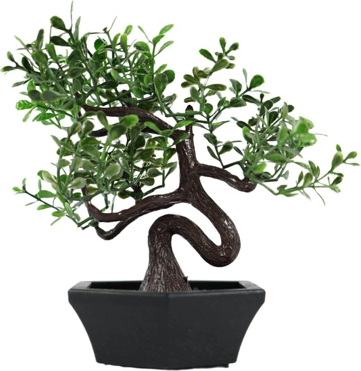 Mini Table Top Artificial Bonsai Tree In Pot 12cm