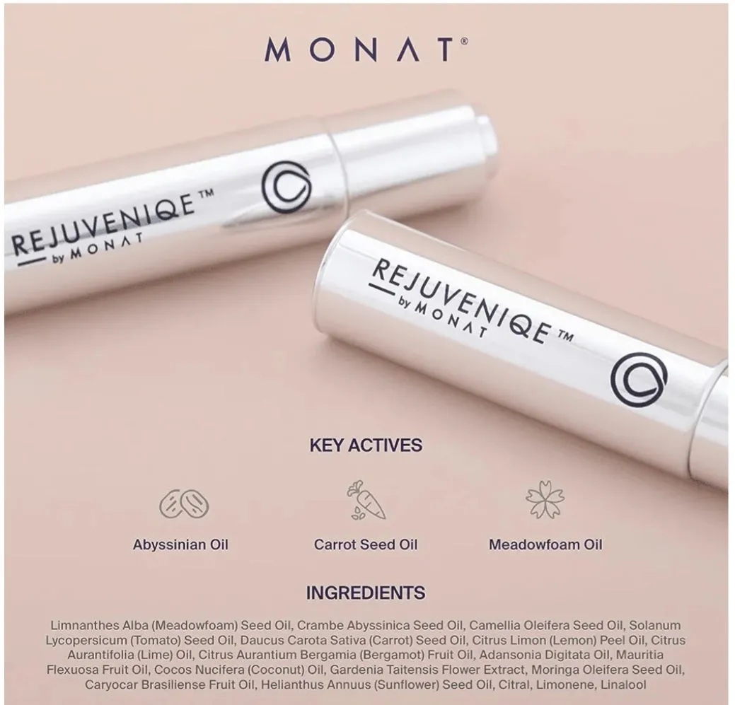 MONAT REJUVENIQE® Oil Multi-Purpose Hair & Skin Treatment with 13  Natural Plant and Essential Oils, Hydrates and Strengthens, 30 ml (1.0 fl.oz.)