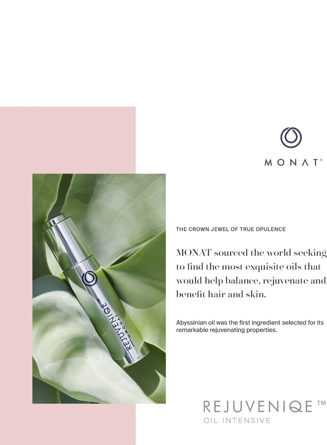 MONAT REJUVENIQE® Oil Multi-Purpose Hair & Skin Treatment with 13  Natural Plant and Essential Oils, Hydrates and Strengthens, 30 ml (1.0 fl.oz.)