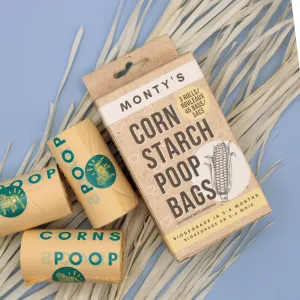 Monty's Compostable Corn starch Poop Bags