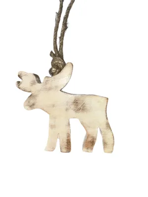 Moose Mangowood 4” Ornament