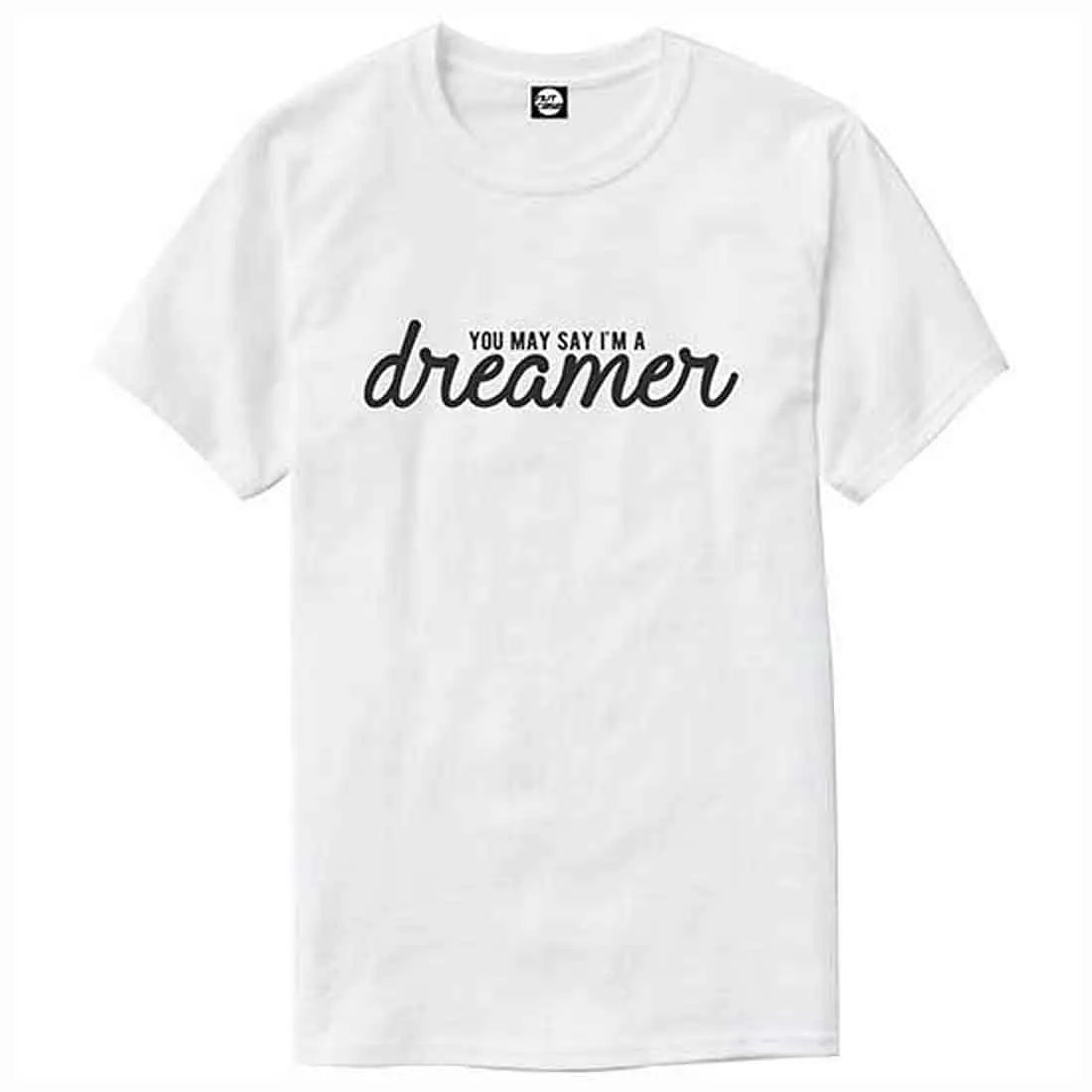 Nutcase Designer Round Neck Men's T-Shirt Wrinkle-Free Poly Cotton Tees - Dreamer