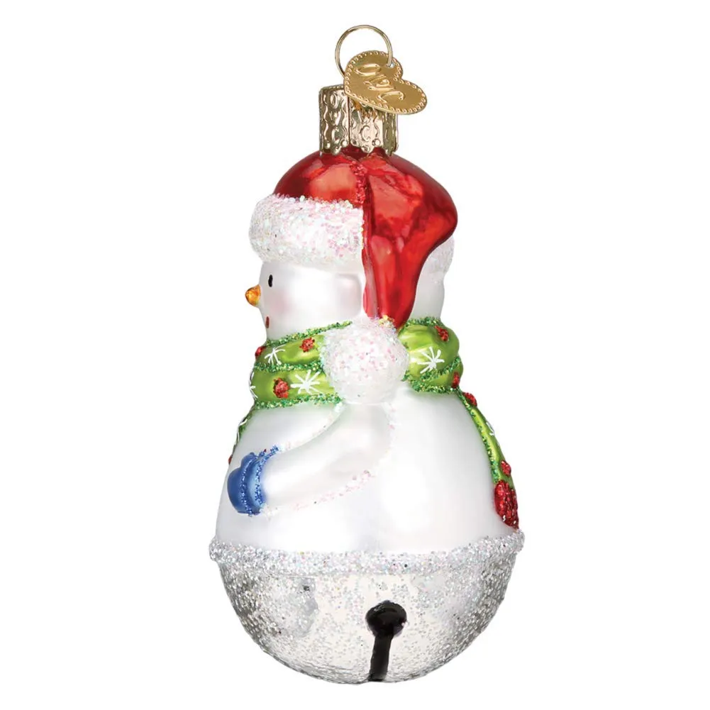 Old World Christmas Jingle Bell Snowman Ornament