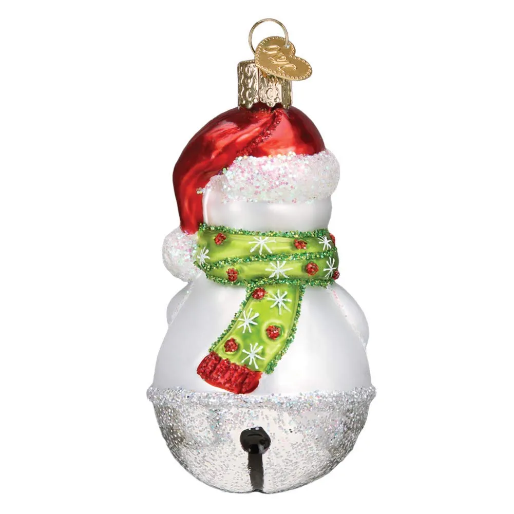 Old World Christmas Jingle Bell Snowman Ornament