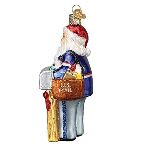 Old World Christmas Postman Santa Ornament