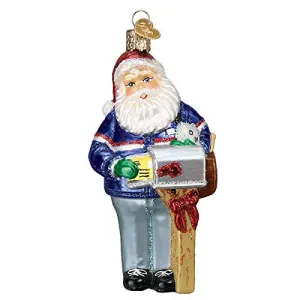 Old World Christmas Postman Santa Ornament