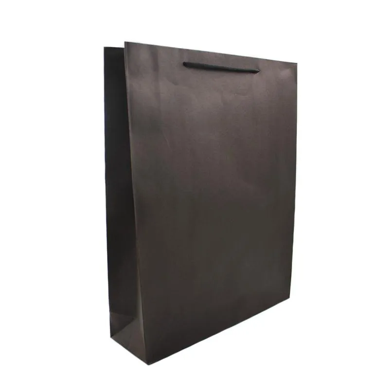 PAPER BAG BLACK 31.5X9.5X42CM